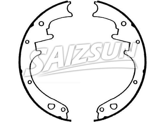 Brake Shoe Set:D6DZ-2200-A