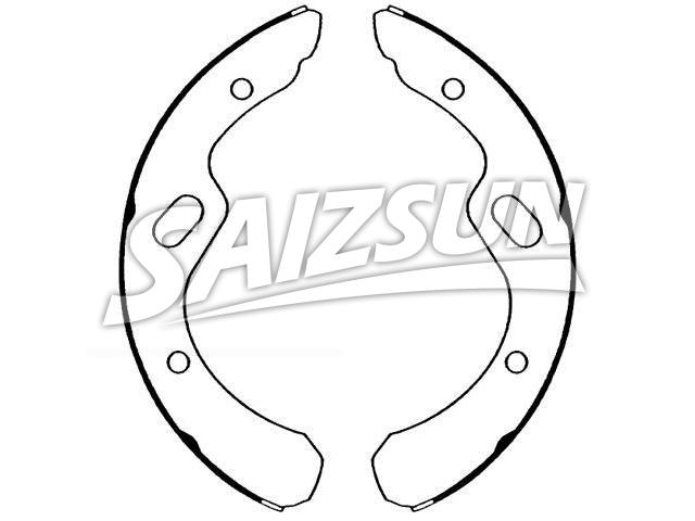 Brake Shoe Set:603-1411