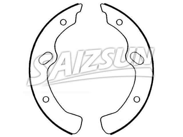 Brake Shoe Set:S617-1422