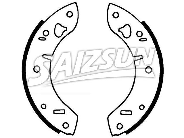 Brake Shoe Set:436-8068