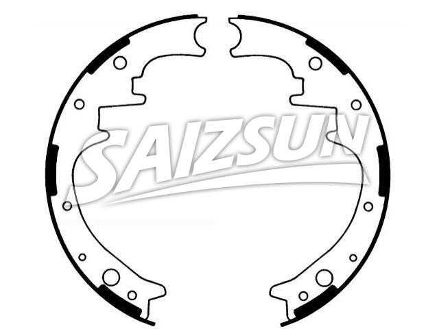 Brake Shoe Set:333-2089T