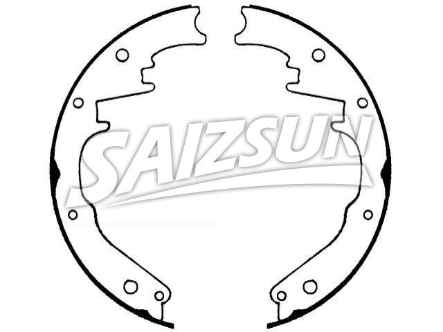 Brake Shoe Set:8124580