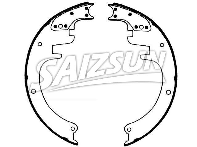 Brake Shoe Set:417-2042AT
