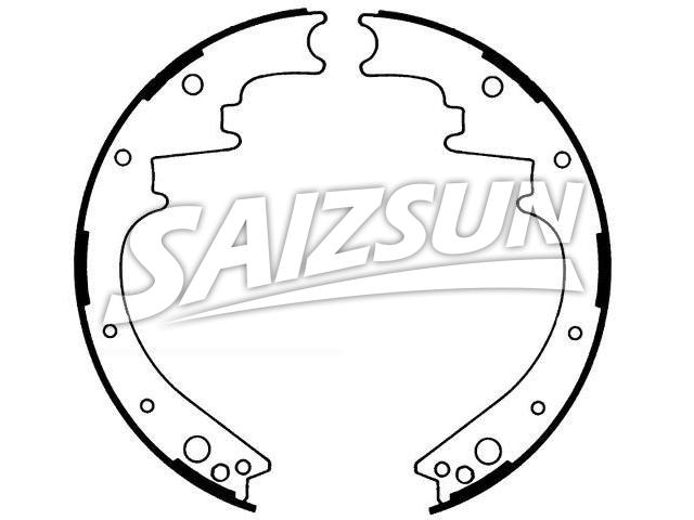Brake Shoe Set:335-2025T