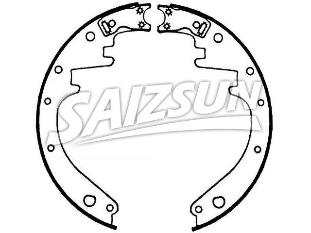 Brake Shoe Set:283-2130TT