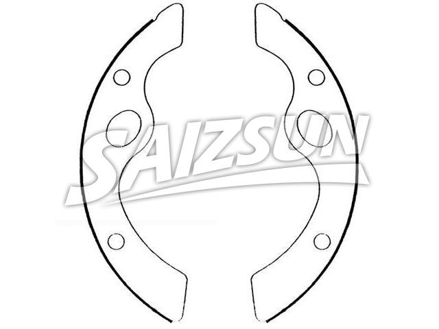 Brake Shoe Set:S632-1434