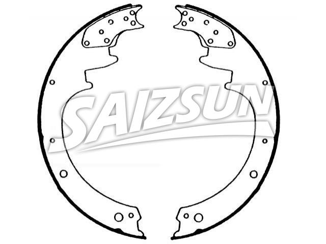 Brake Shoe Set:299-2039