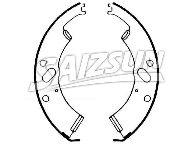 Brake Shoe Set:1255-386