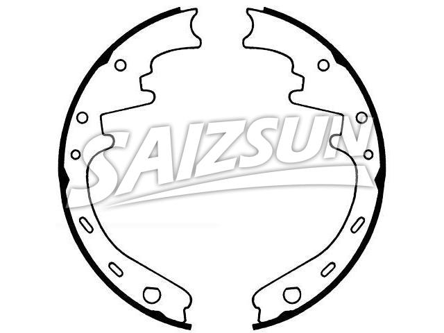 Brake Shoe Set:183-2100T