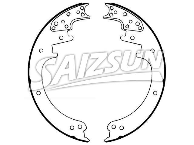 Brake Shoe Set:2043-36