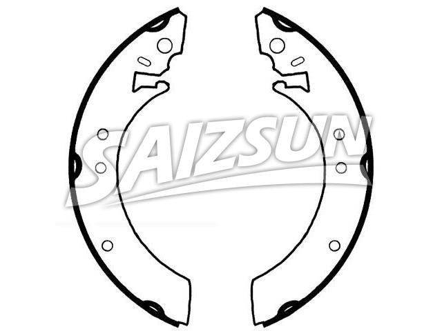 Brake Shoe Set:396-8113