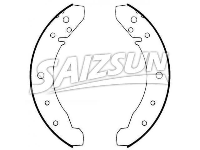 Brake Shoe Set:168-881