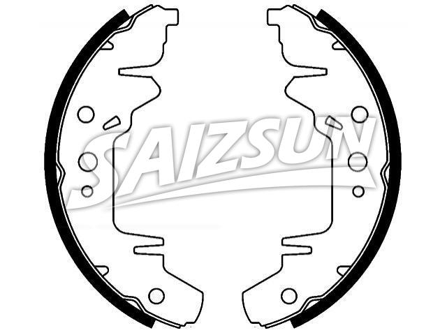 Brake Shoe Set:04883833AA