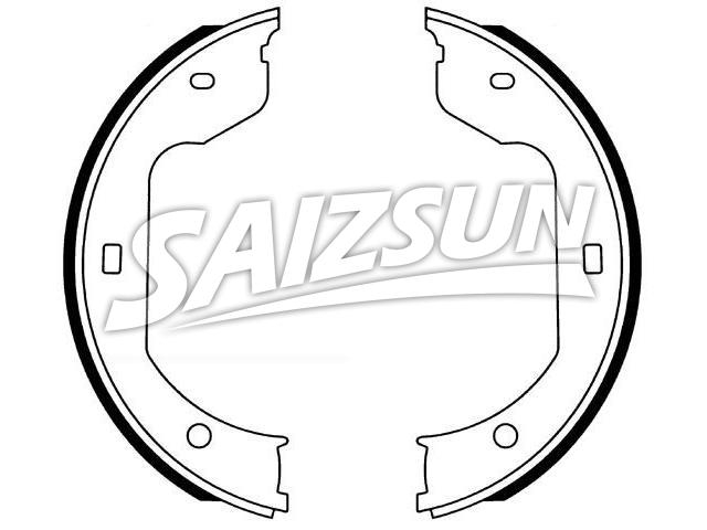 Brake Shoe Set:34 41 6 790 186