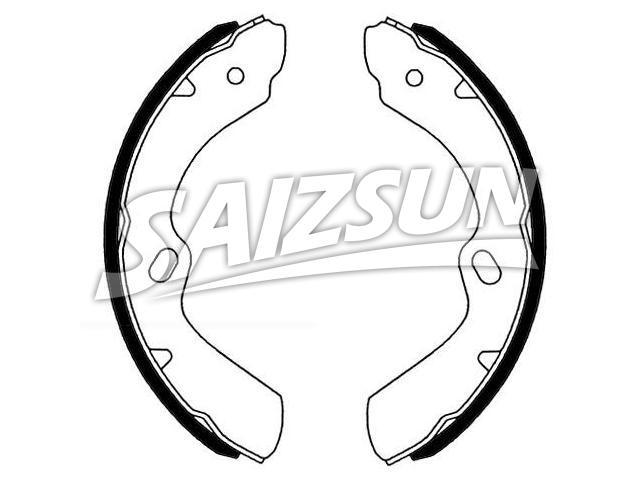 Brake Shoe Set:41060-06D25