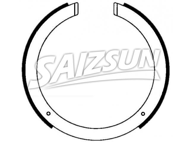 Brake Shoe Set:LFY4-44-39Z