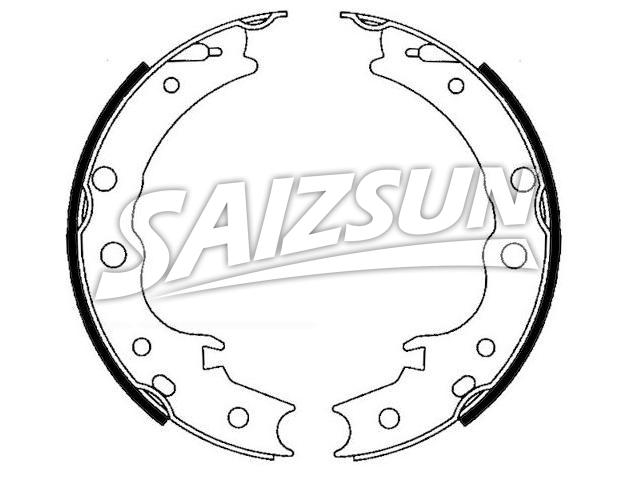 Brake Shoe Set:SU003-00637
