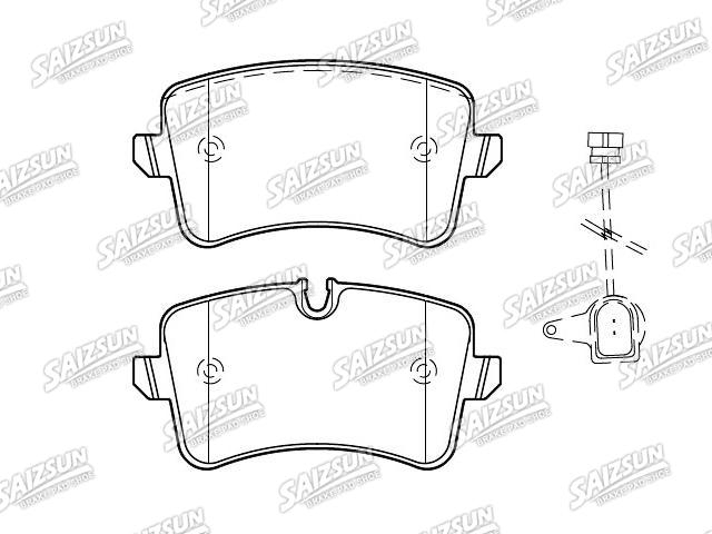 Brake Pad Set:4G0 698 451 A
