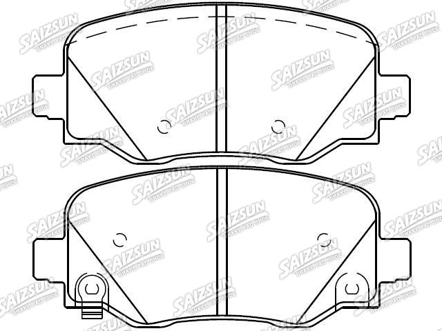 Brake Pad Set:68263132AA