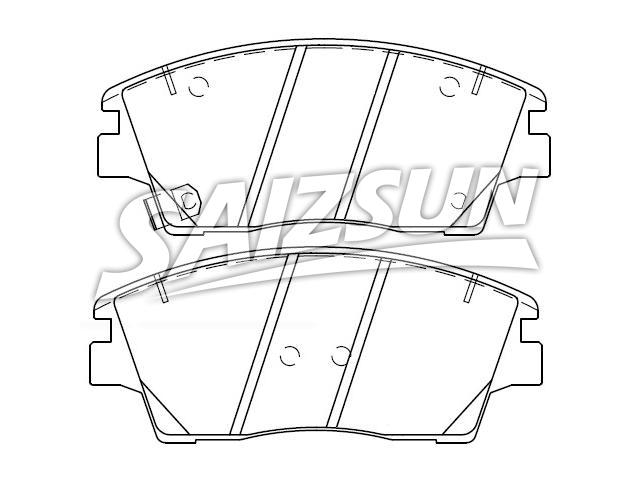 Brake Pad Set:58101-D3A00