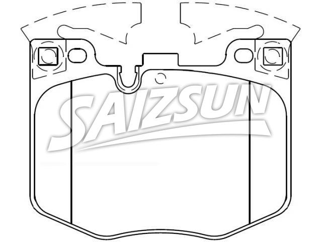 Brake Pad Set:34 11 6 872 750