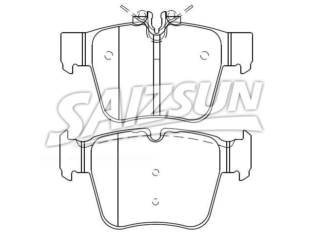 Brake Pad Set:000 420 59 00
