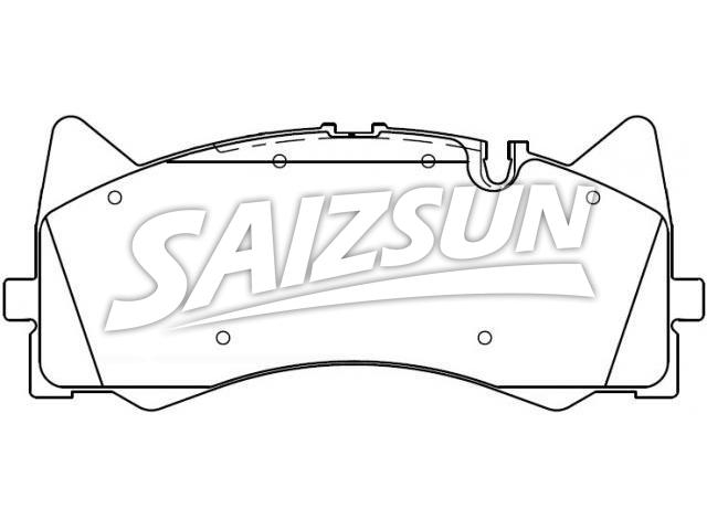 Brake Pad Set:000 420 47 00