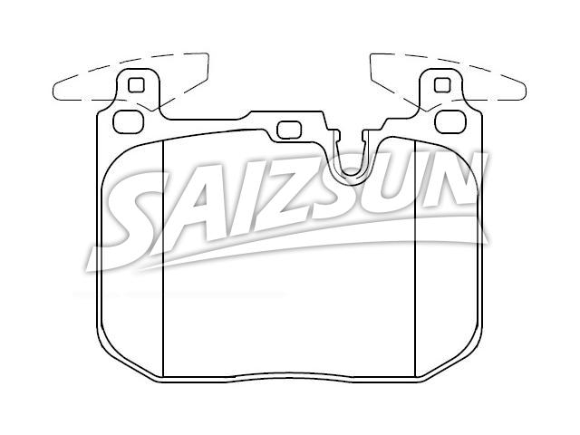 Brake Pad Set:34 11 6 878 876