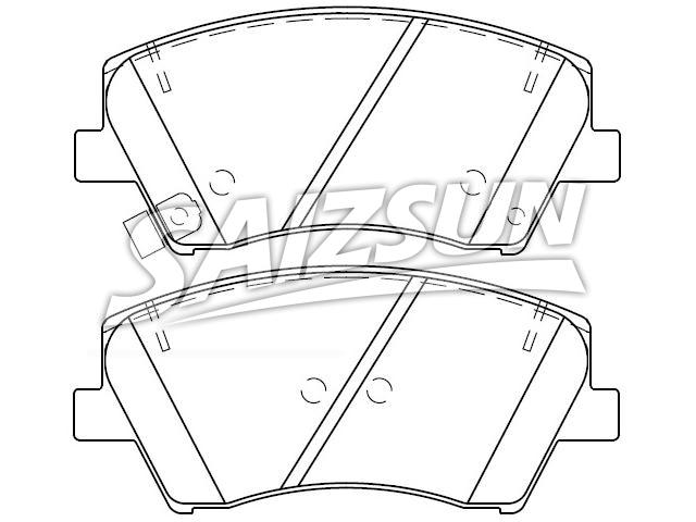 Brake Pad Set:58101-F3A00