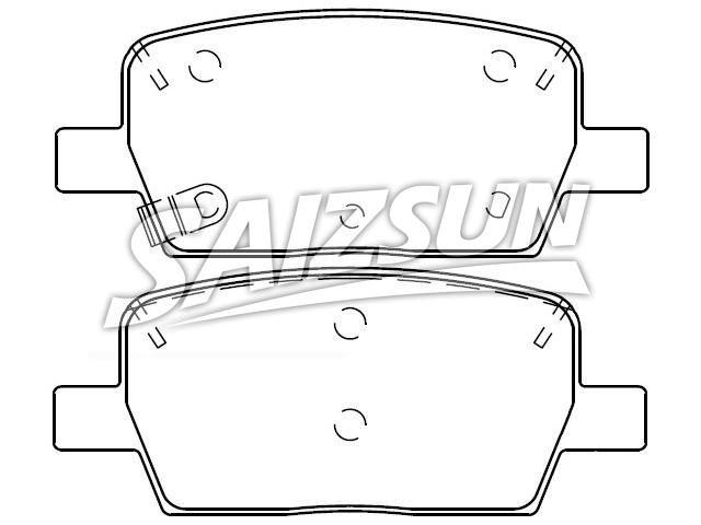 Brake Pad Set:23341199
