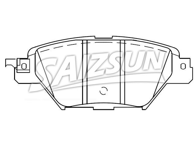Brake Pad Set:TKY8-26-48ZA