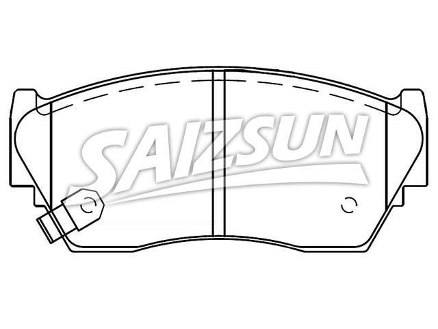 Brake Pad Set:DA06M-S1827