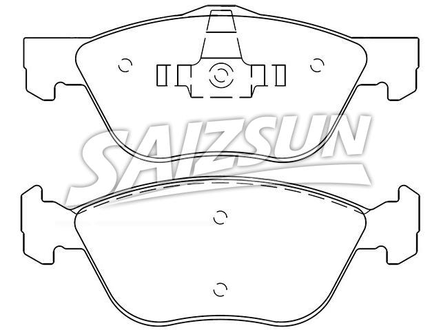 Brake Pad Set:6813 0649AA