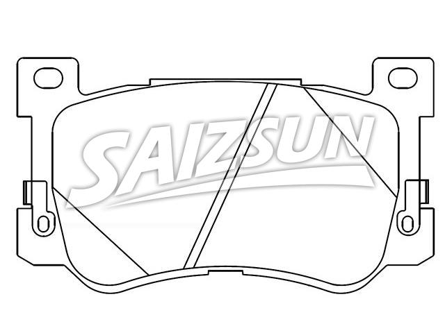 Brake Pad Set:58101-D2A12