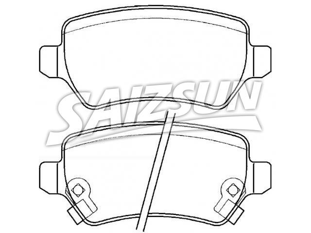 Brake Pad Set:93176118