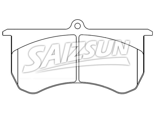 Brake Pad Set:150-9841K