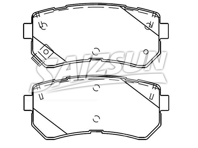 Brake Pad Set:58302-M0A00