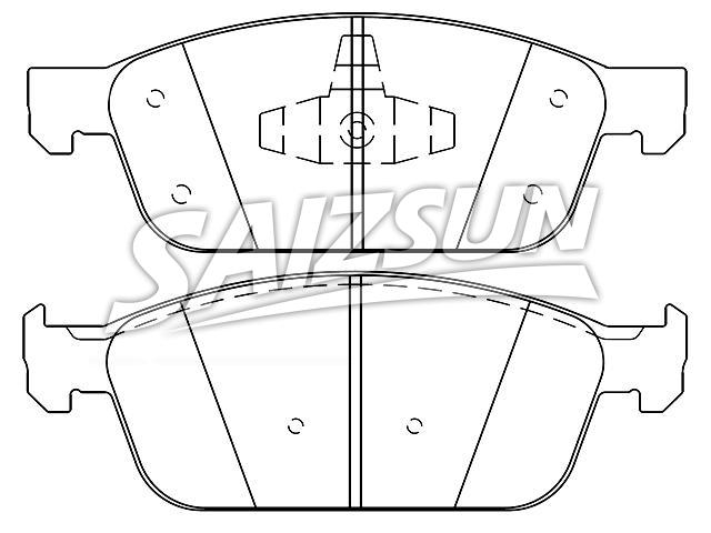 Brake Pad Set:CV6Z-2001-P
