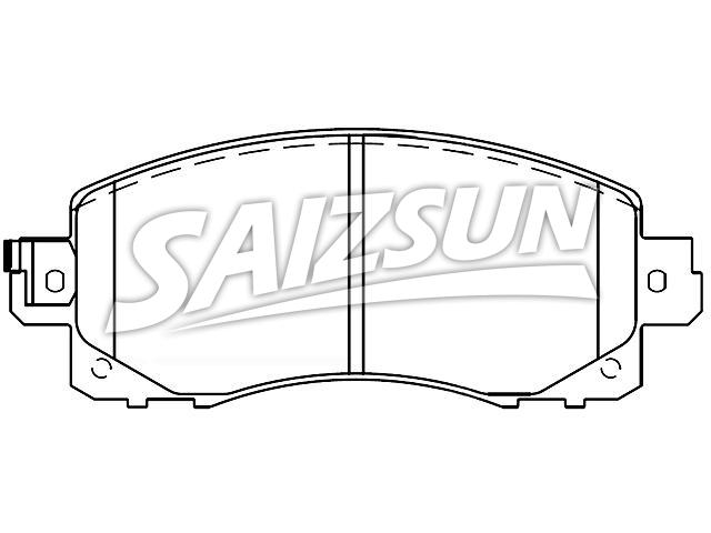 Brake Pad Set:26296-FL030