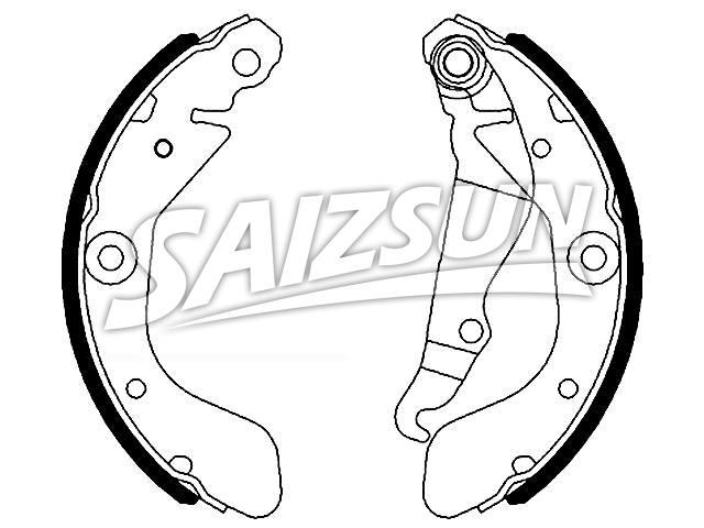 Brake Shoe Set:95017074