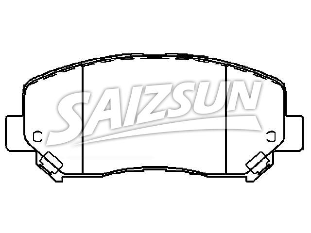 Brake Pad Set:68225170AA