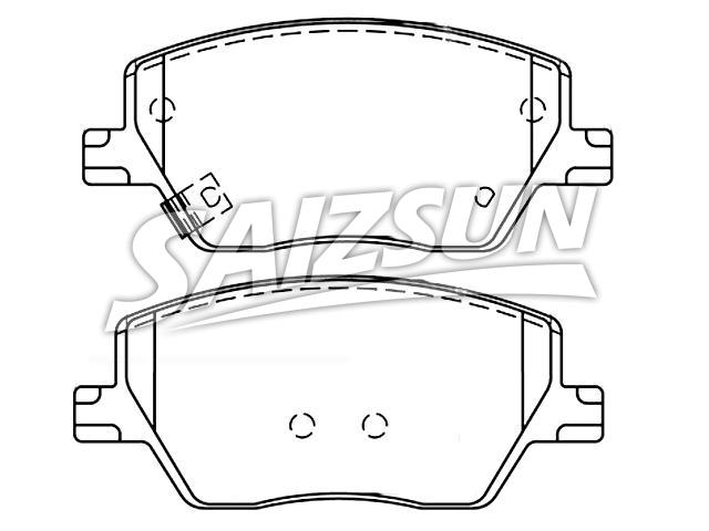 Brake Pad Set:68329998AA