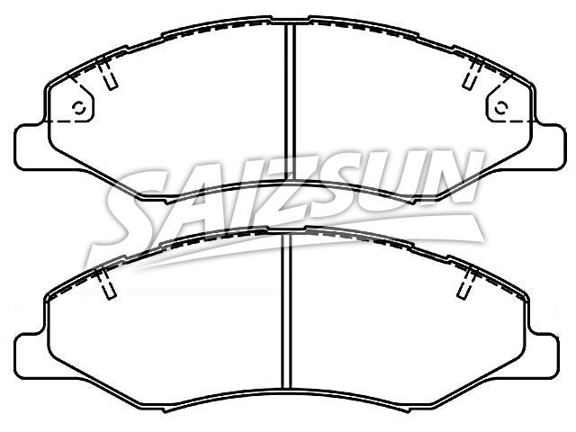 Brake Pad Set:45022-THR-A01