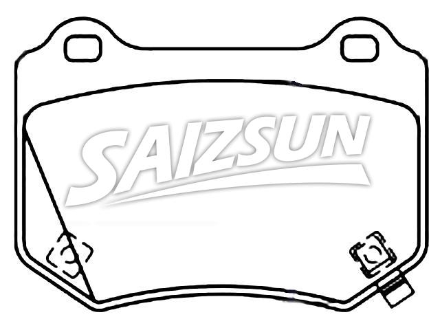 Brake Pad Set:26696-VA000