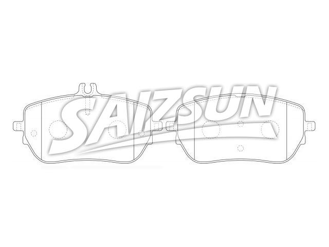 Brake Pad Set:A 000 420 69 02