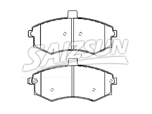 Brake Pad Set:S3500L21167-50023