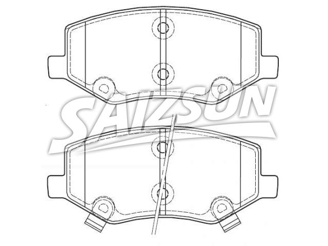 Brake Pad Set:3500310U2230F01