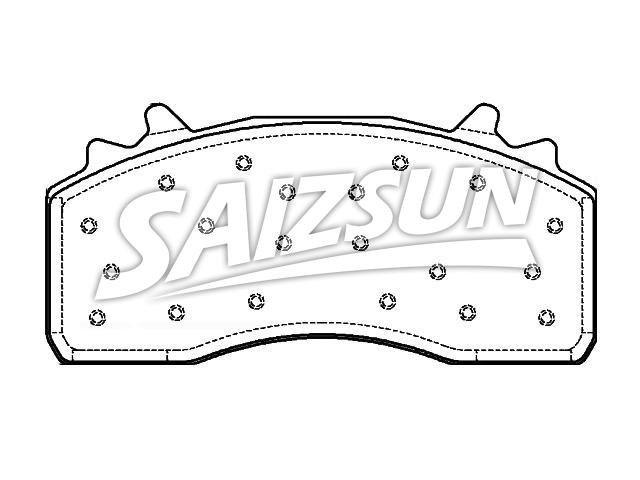 Brake Pad Set:008 420 64 20