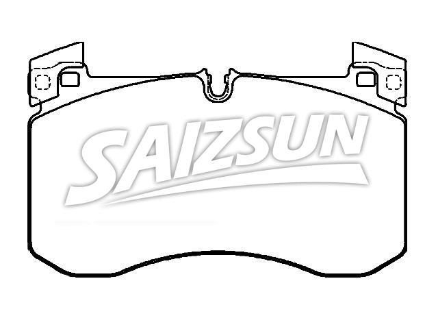 Brake Pad Set:000 420 50 02