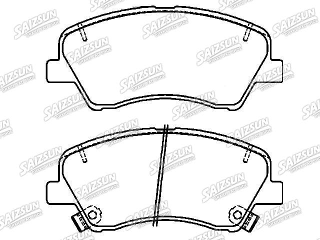 Brake Pad Set:58101-H8A55